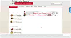 Desktop Screenshot of kwiaciarnia-galeria.com.pl